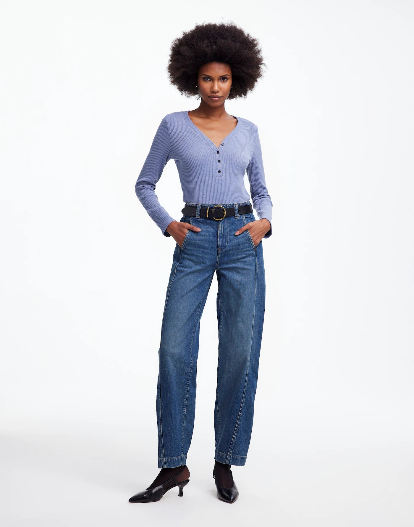 Tapered Denim Trousers in Concho Wash | Madewell