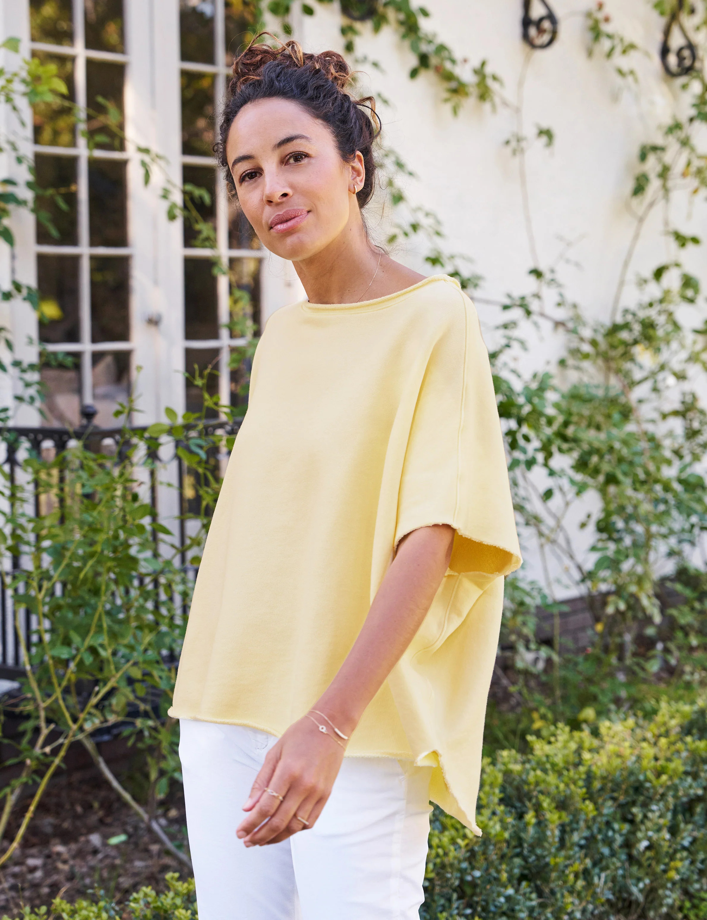 OLIVE Canary Yellow, Triple Fleece | Frank & Eileen