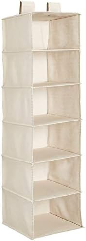 Amazon Basics Hanging Closet Shelf - 6-Tier, Canvas | Amazon (CA)