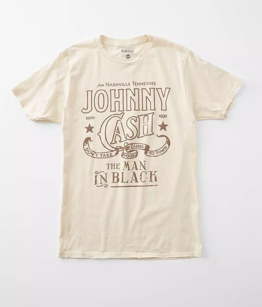 Johnny Cash The Man In Black T-Shirt | Buckle