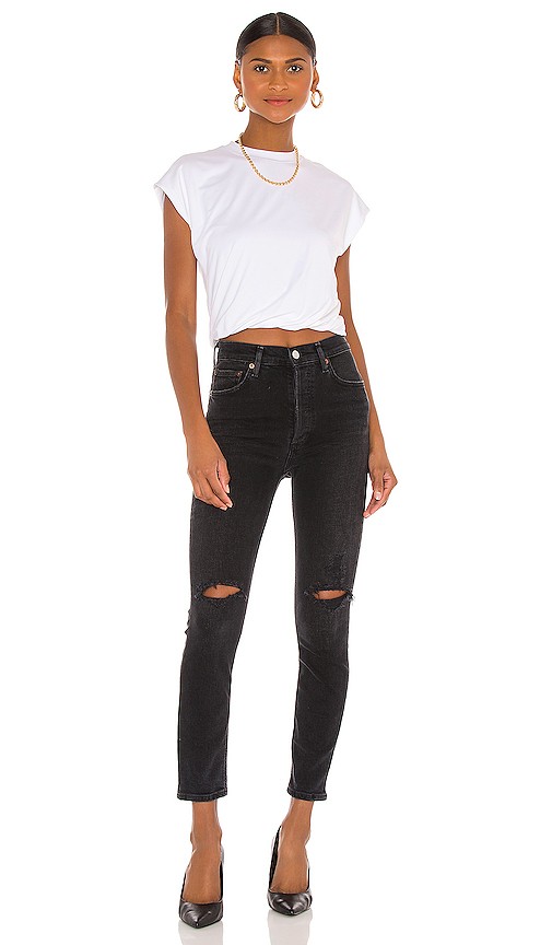 AGOLDE Nico High Rise Slim in Cassette from Revolve.com | Revolve Clothing (Global)