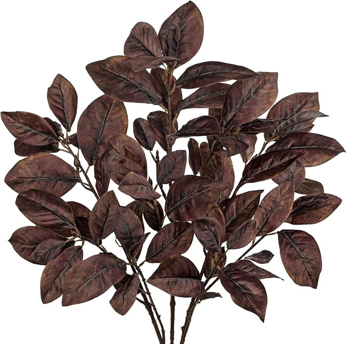 Briful 3 Pack Faux Magnolia Stems, 39.4 Inch for Tall Vase | Amazon (US)