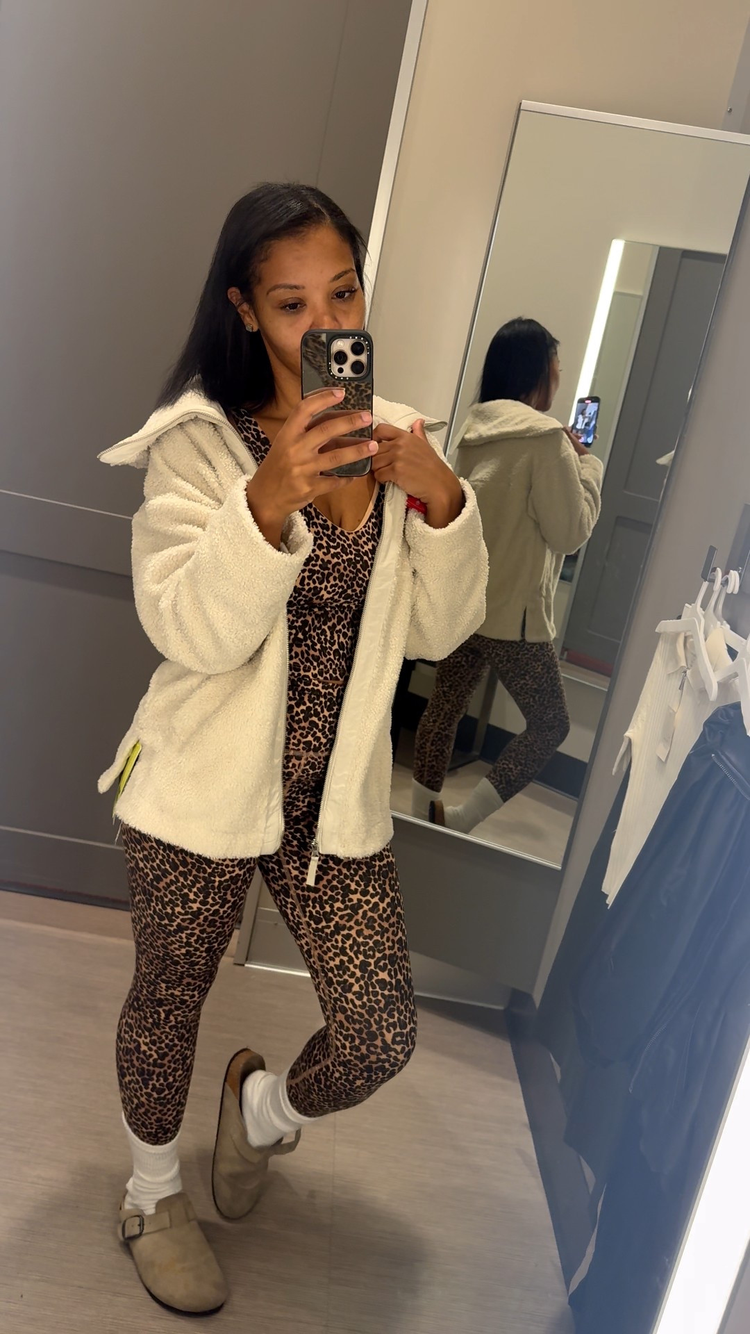 Give me all the leopard, they only had this in a size medium but I still am loving the design + the oversized Sherpa 10/10 #fallfashion #falloutfitinspo #activewear #targetfinds #targetfashion 

#LTKActive #LTKSaleAlert #LTKFallSale