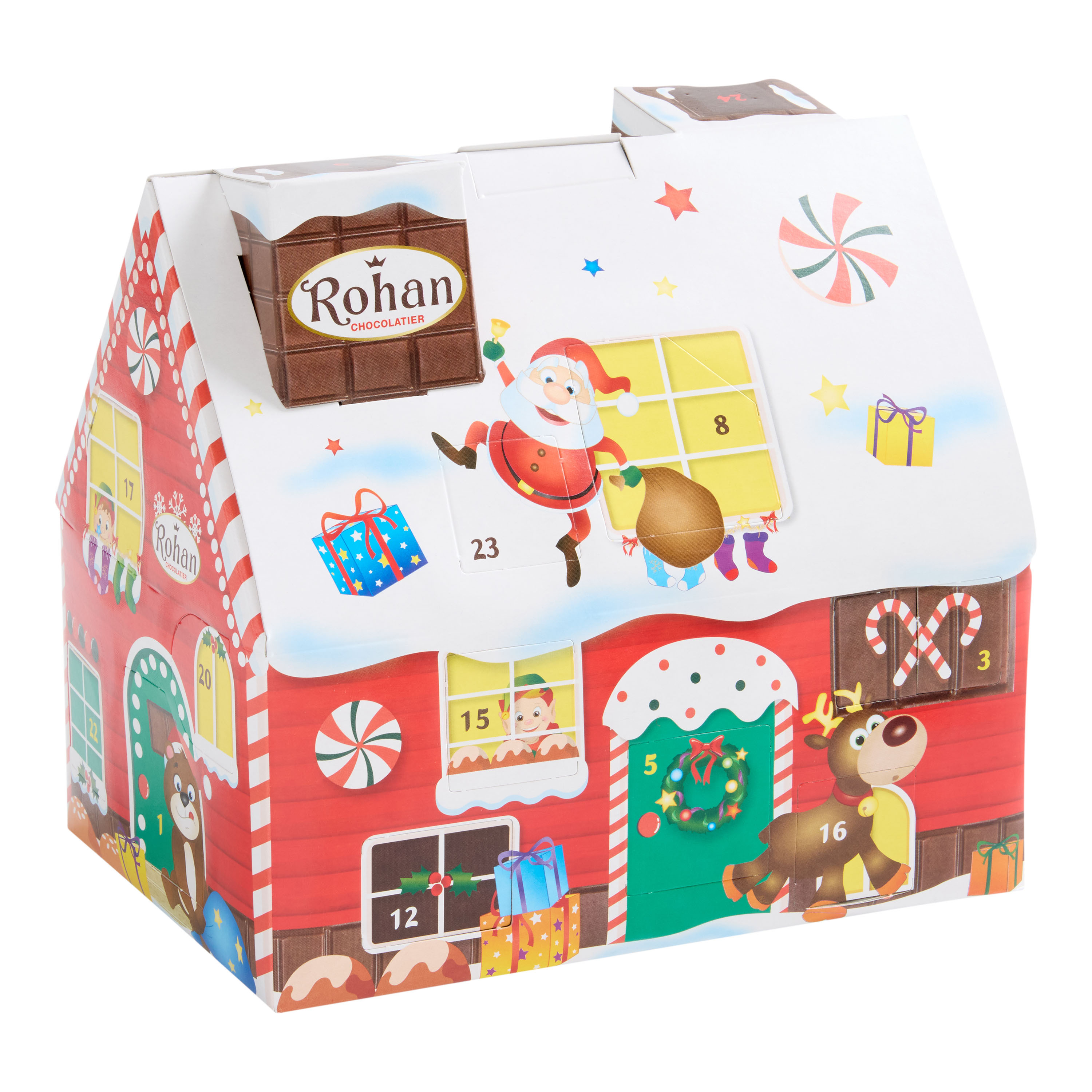 Confiserie Rohan Chocolate Holiday Cottage Advent Calendar | World Market