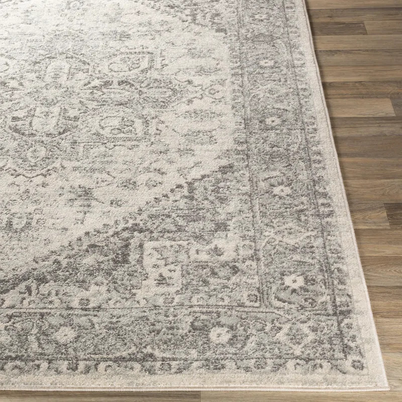 Benoit Performance Charcoal/Light Beige Rug | Wayfair North America