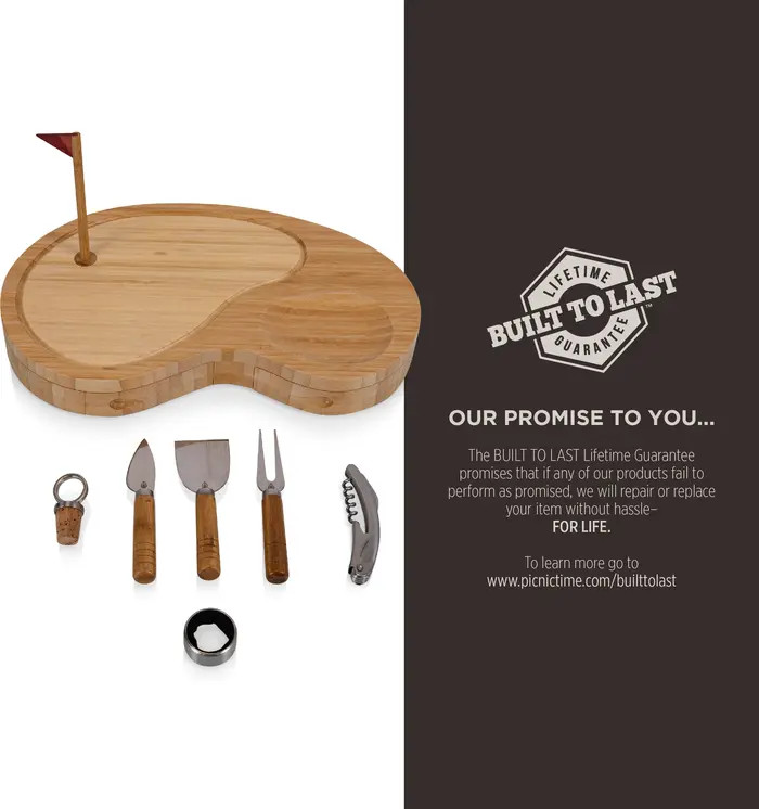 Sand Trap Golf Cheese Cutting Board & Tools Set | Nordstrom