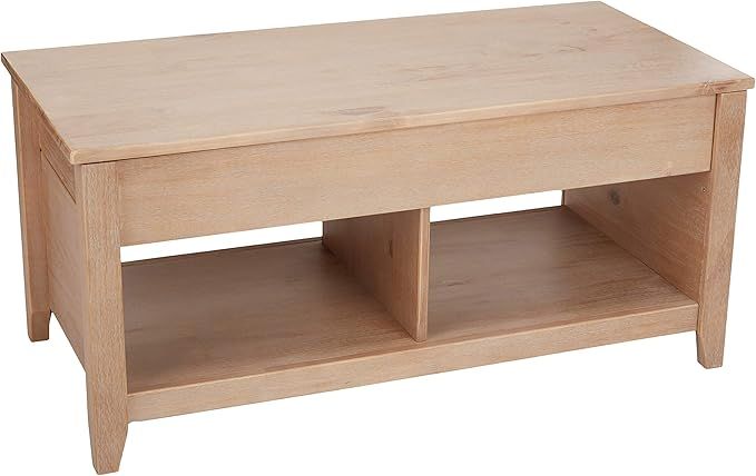 Amazon Basics Lift-Top Storage Coffee Table, Natural | Amazon (US)