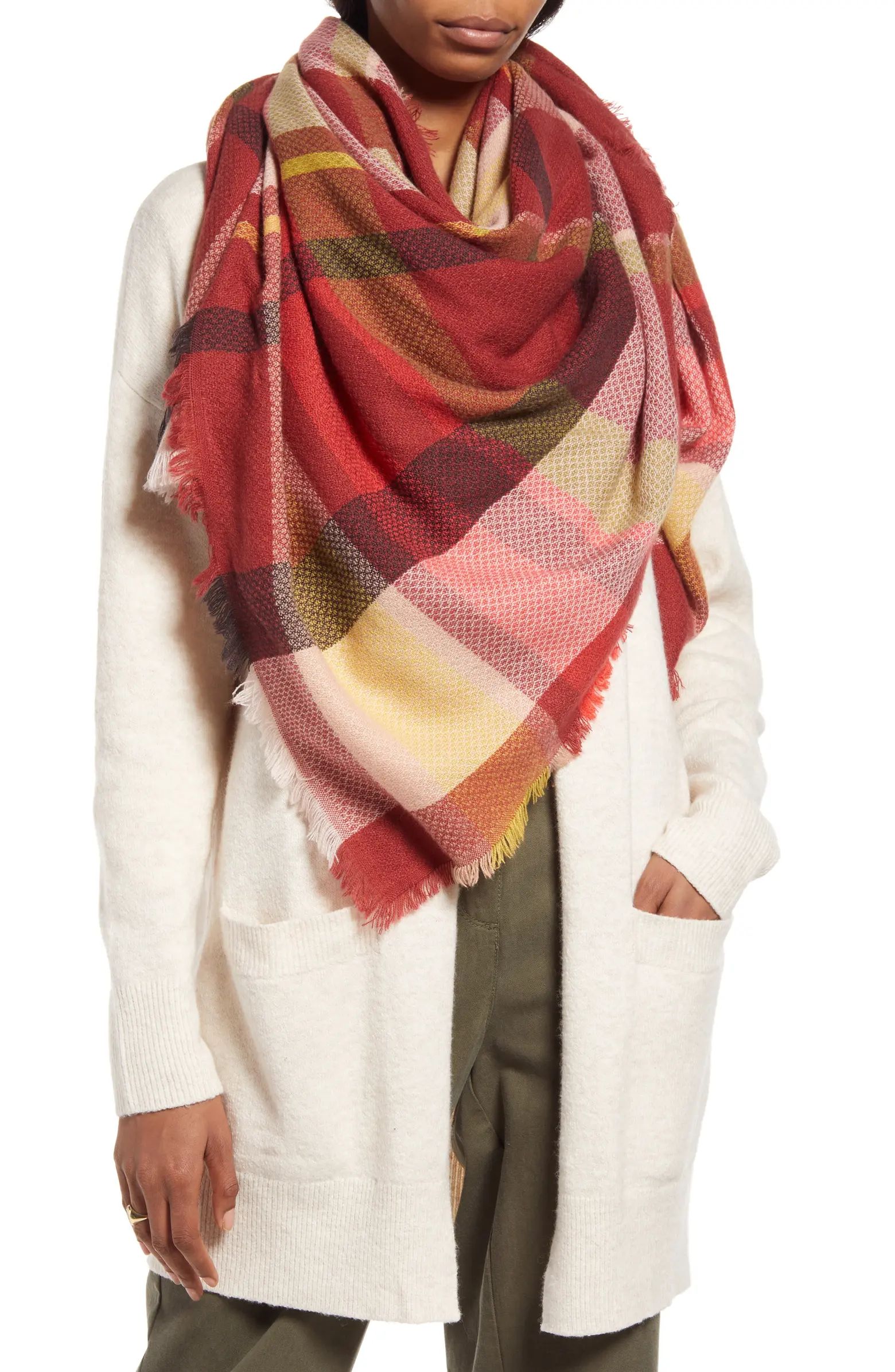 Plaid Oversize Blanket Wrap | Nordstrom