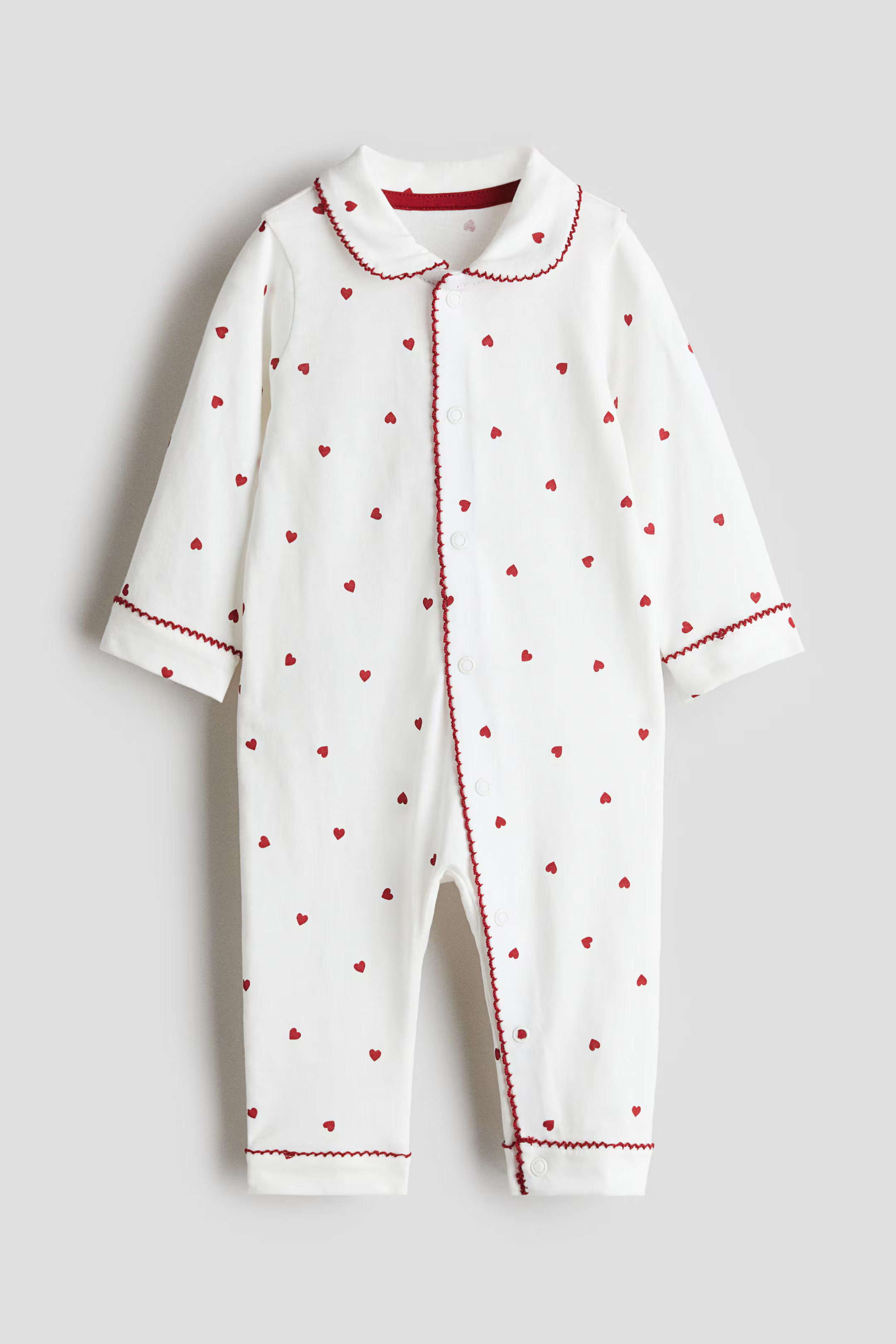 Pajama Jumpsuit with Collar | H&M (US + CA)