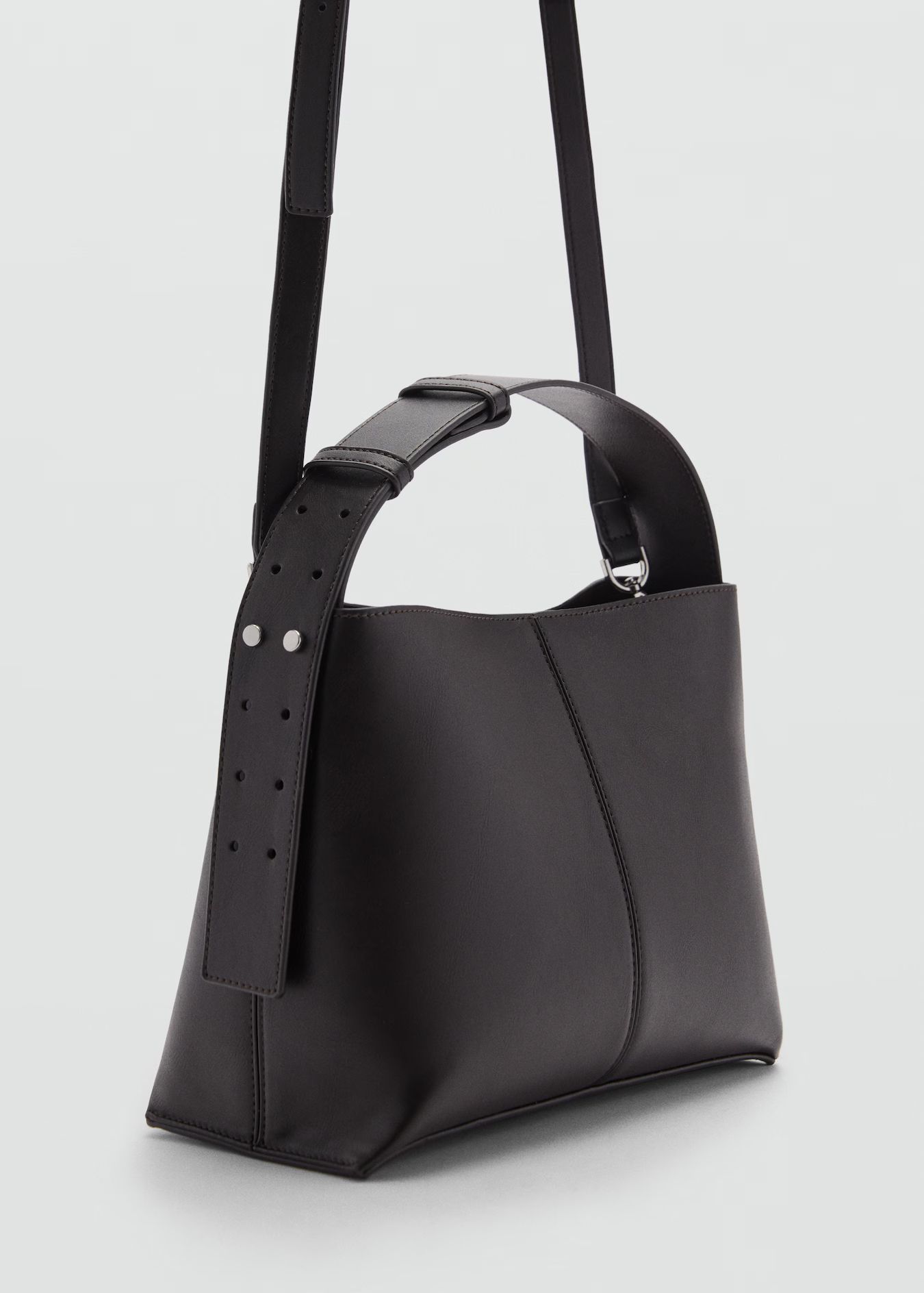 Mini-shopper shoulder bag | MANGO (UK)