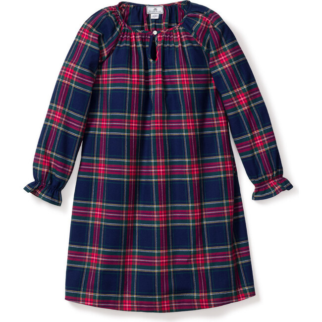 Delphine Nightgown, Windsor Tartan | Maisonette