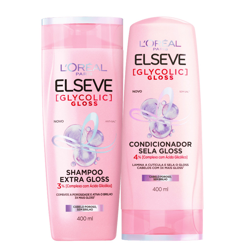 Kit Elseve L’Oréal Paris Glycolic Gloss Up Duo | Beleza na Web | Beleza Na Web (BR)