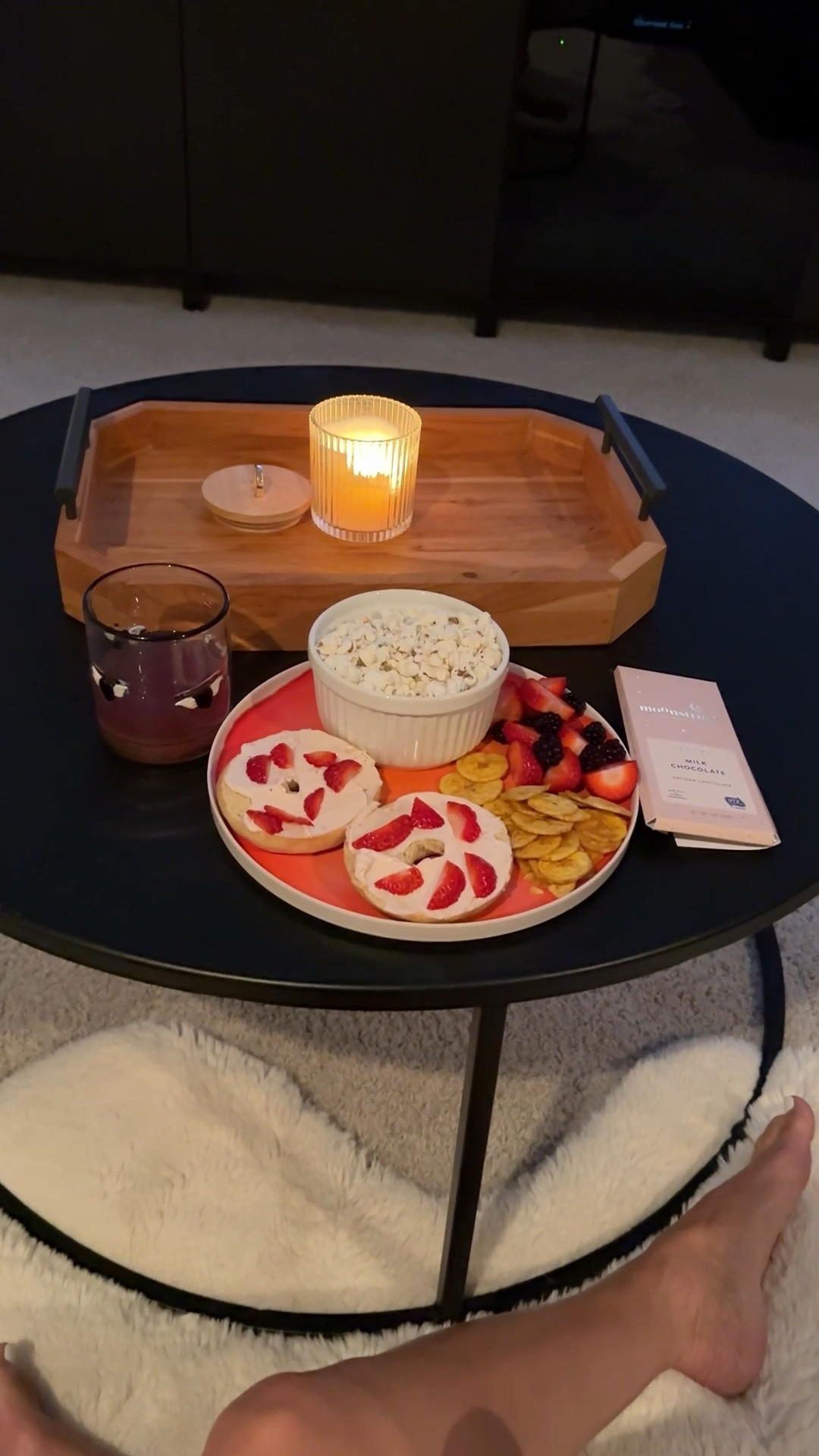 It’s all in the✨simple things✨that bring you joy, rest, & peace.


Here are my top 3 favorite easy (& affordable) self-care at-home moments:

• Charcuterie of your favorite snacks, chocolate, & wellness drinks— (you know, the kinds you don’t wanna share with your kids) while binging a good show.

• Make a whole evening of a good skincare routine— use all the products at your disposal. Take your time and be intentional with your skin’s needs.

• Bath time, but make it extra— dim the lights, turn on a sunset or salt lamp, light a candle, use all the bath salts, play your favorite chill playlist or watch your favorite comfort show. 


☁️Tip: Add a couple (or all 5) sensory elements to each of these moments to help calm your nervous system-- light a candle, soft rug or blanket, dim light, music, favorite treat. Y lista✔️ 
