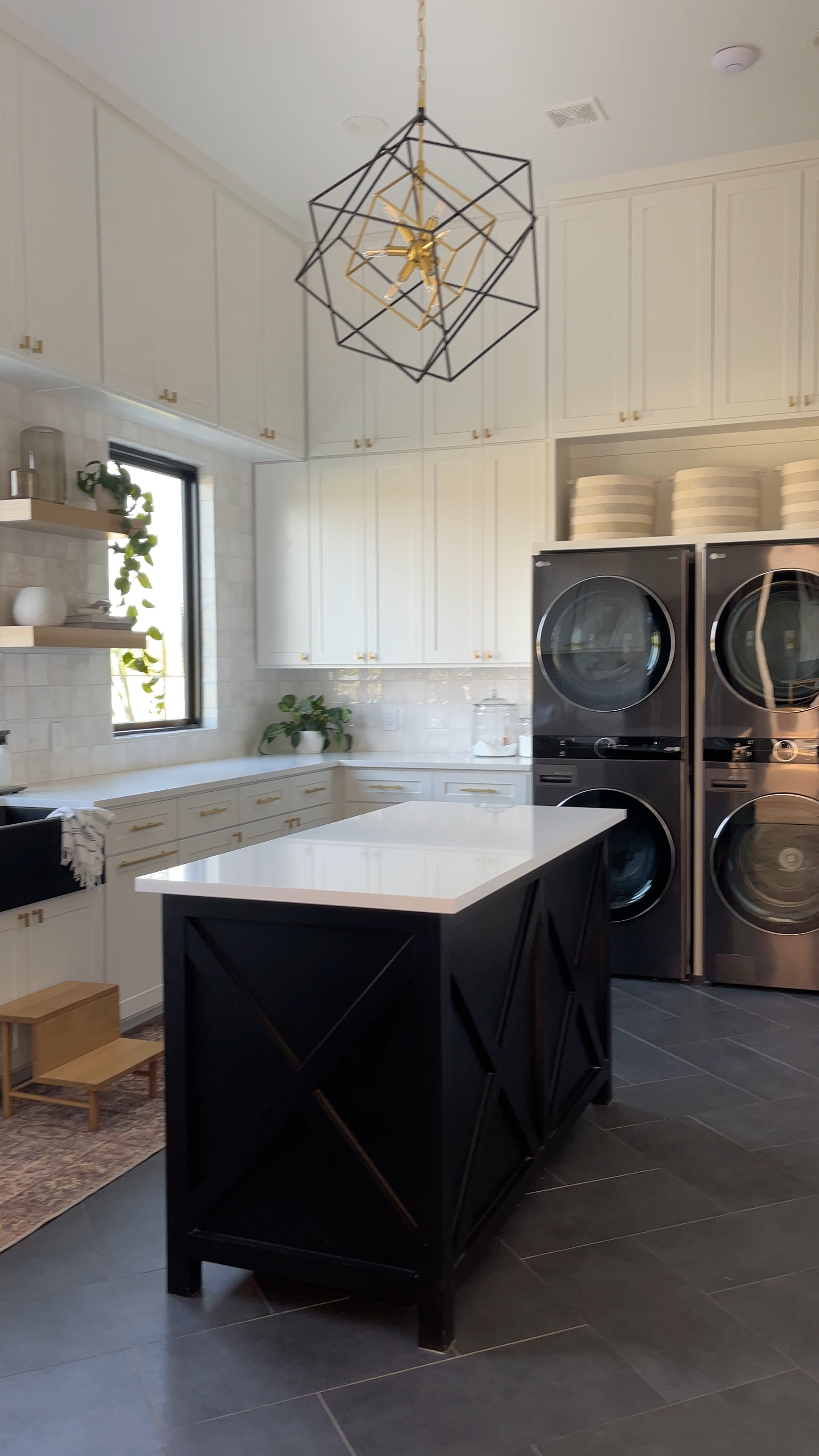 A crisp, clean laundry room.

Home organization, laundry room design

#LTKFind #LTKhome