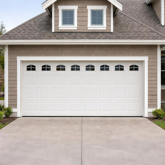 32PCS Garage Door Magnetic Windows Arched Panels for 2 Garage, 6" x 4" | Amazon (US)
