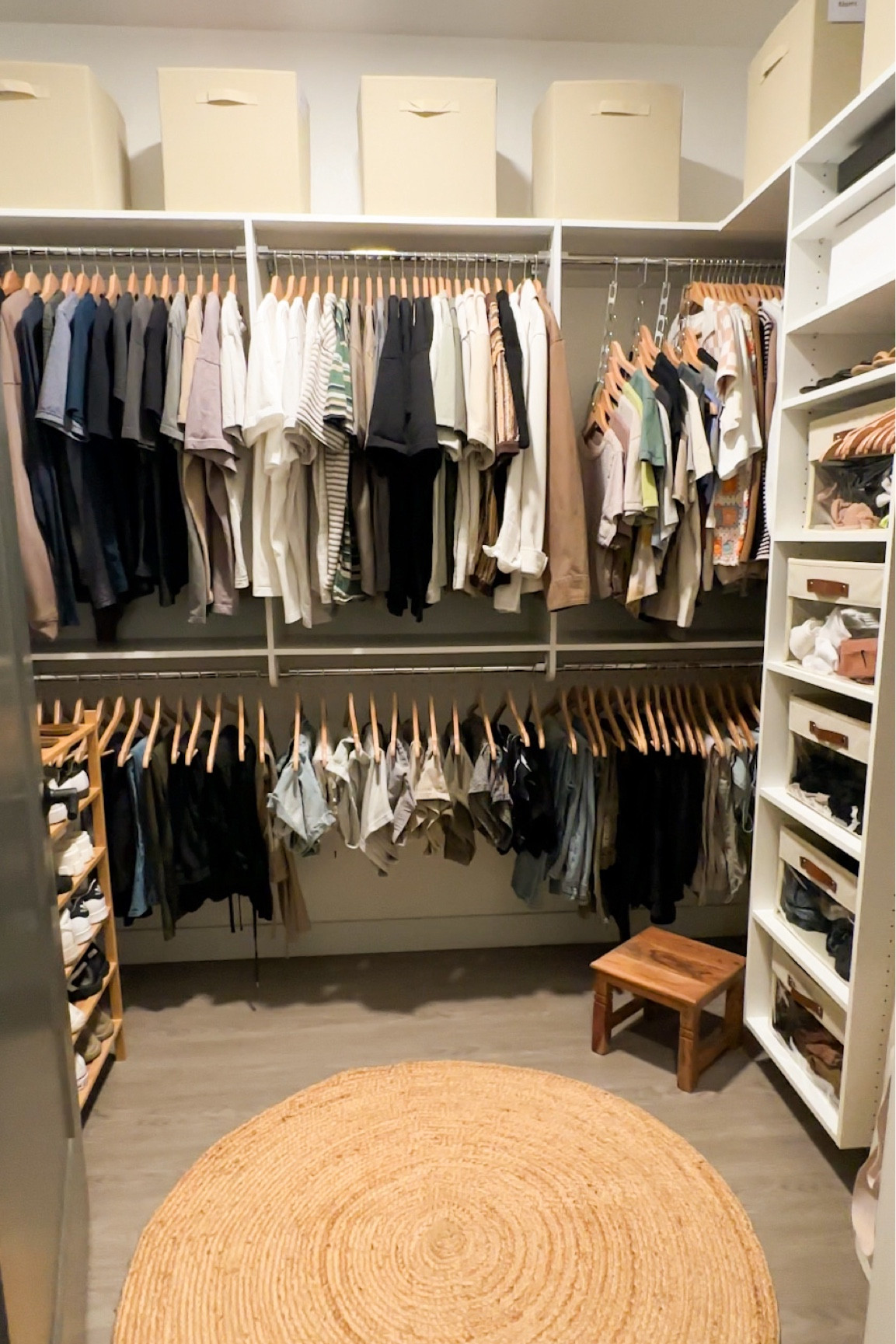Gave my closet a quick makeover and I found the best affordable organizers for ALL our clothes. My biggest challenge was keeping up a system that works, and I learned you need to find storage solutions that work with how YOU like to work.

Happy to report that it’s been a few weeks and we have actually have been maintaining everything and it has stayed organized, which is a miracle tbh 🙌🏼

#LTKHome
