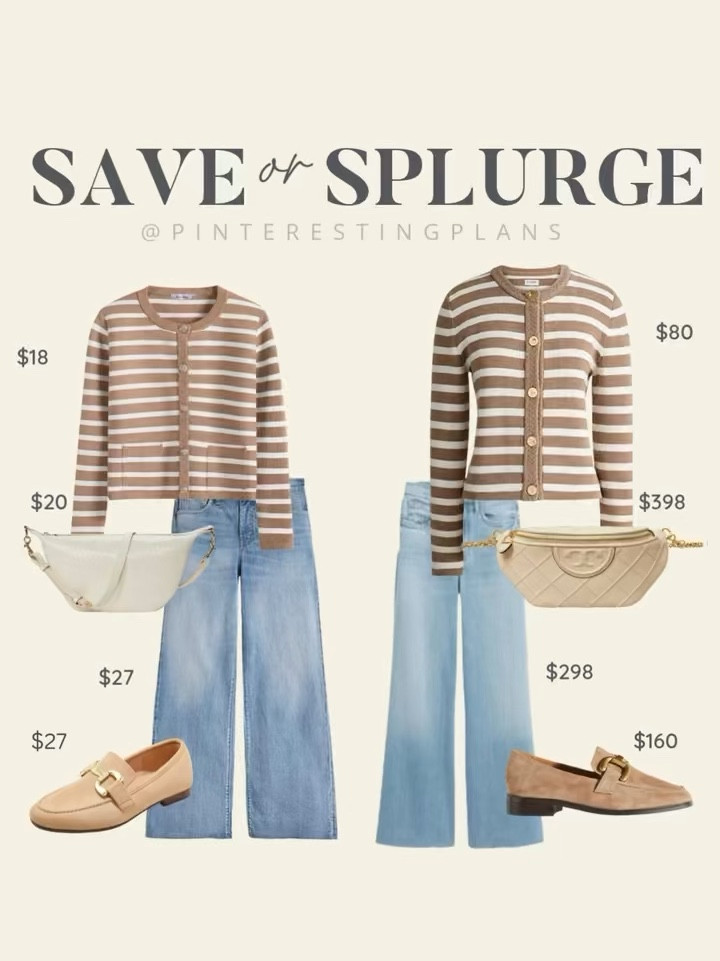 Save or splurge spring outfit. Lots of these prices are on sale!!  The save loafers are great!  



#LTKFindsUnder50 #LTKShoeCrush #LTKWatchNow