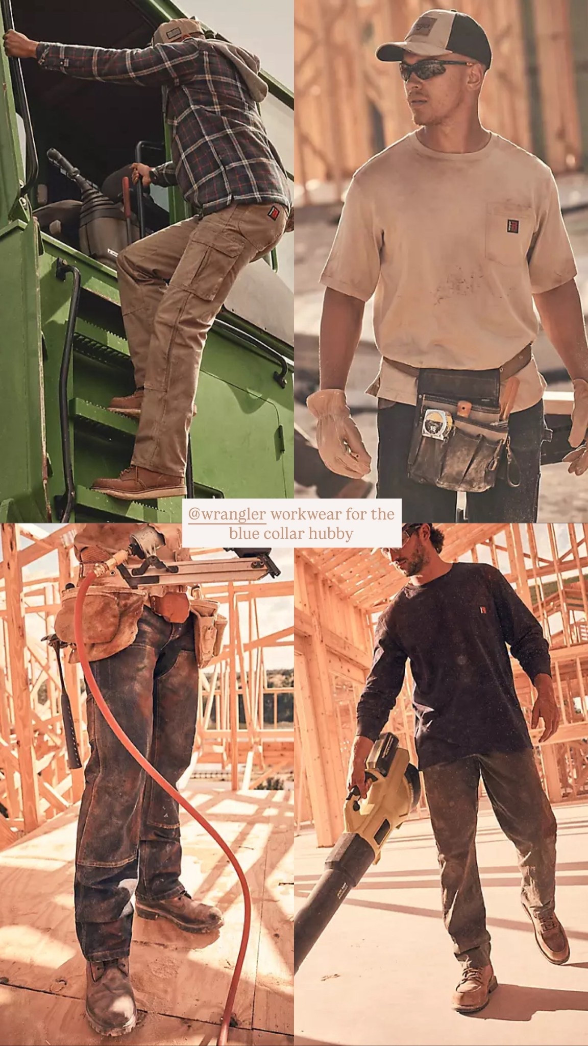 ordering a few things from @wranglers new workwear drop / line for the husband 🤪 

it can survive his workday, it can survive anything 😂 @wrangler Always proud of my blue collar man 🤭

#LTKMens #LTKWorkwear #LTKActive