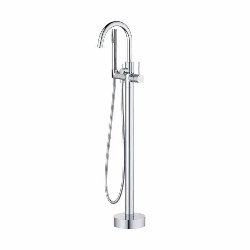 Circular Single Handle Tub Faucet | Wayfair North America