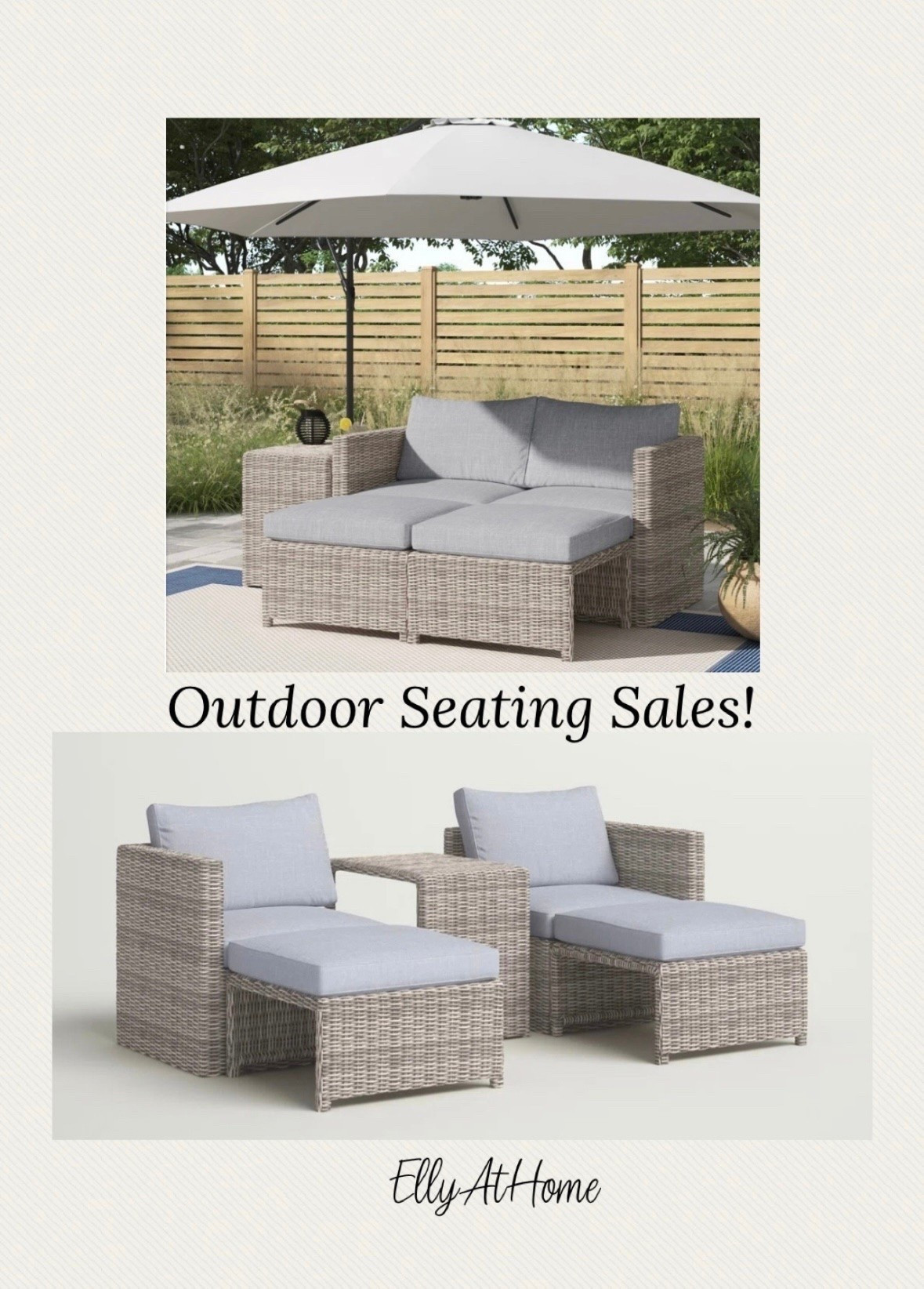 Love the look of this set! On sale for Memorial Day! Shop cantelivier umbrellas for patio set up! Wayfair sales, @Wayfair

#LTKSeasonal #LTKHome #LTKSaleAlert