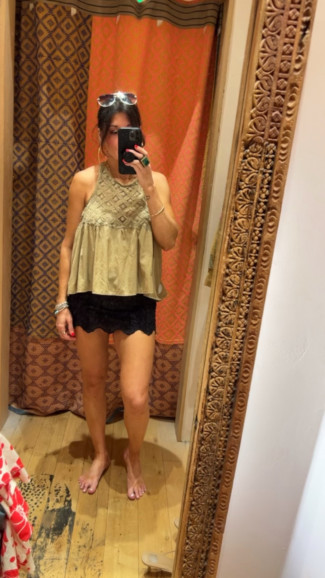 Free People tank.  Wearing size small  