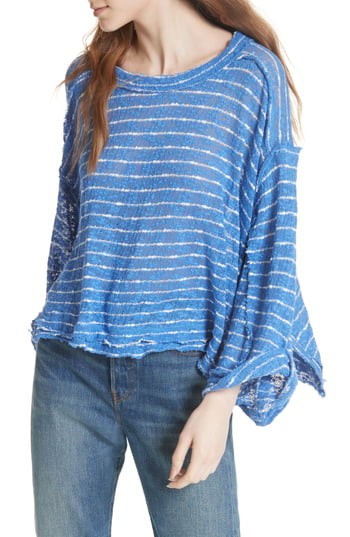 Women's Free People Island Girl Hacci Stripe Tee | Nordstrom