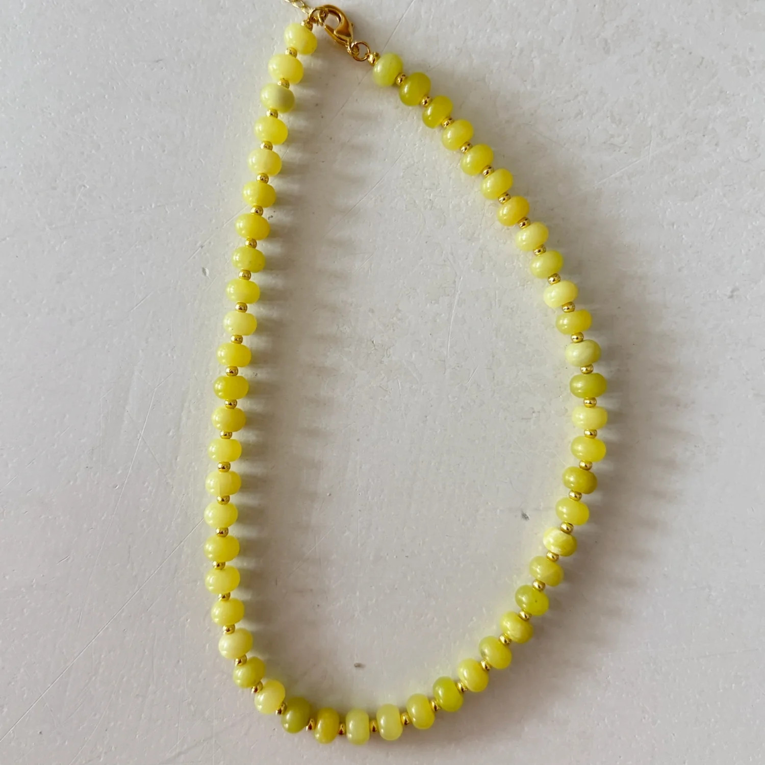 Sea Glass Necklace - Chartreuse | Smith and Co. Jewel Design