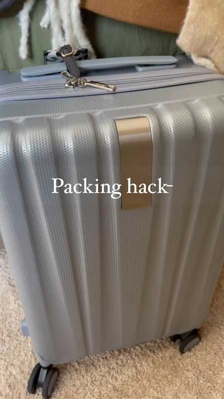 Packing hack. Winter packing. Winter coats. 

#LTKSeasonal #LTKfindsunder50 #LTKtravel