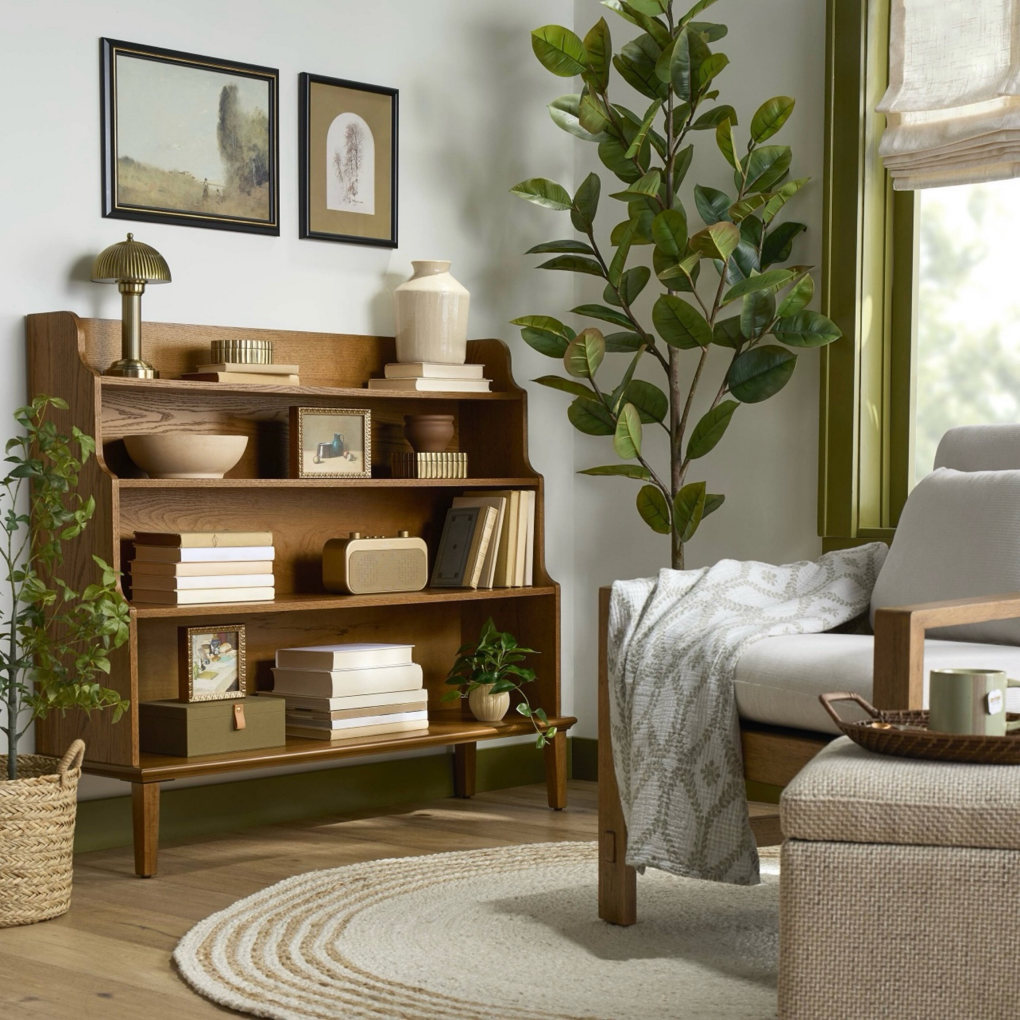 Hearth & Hand Wide Waterfall Bookcase now online! 

•	Oak brown bookcase
•	Waterfall-like design
•	Wide shelves
•	Wooden construction

“Put your collection of books on display in an elegant way with the Wide Waterfall Bookcase from Hearth & Hand™ with Magnolia. This oak brown bookcase features a waterfall-like design with wide shelves to help provide ample space for your books, vases and other decorative items. Crafted from wood, it integrates well into your existing decor style."

#LTKStyleTip #LTKHome