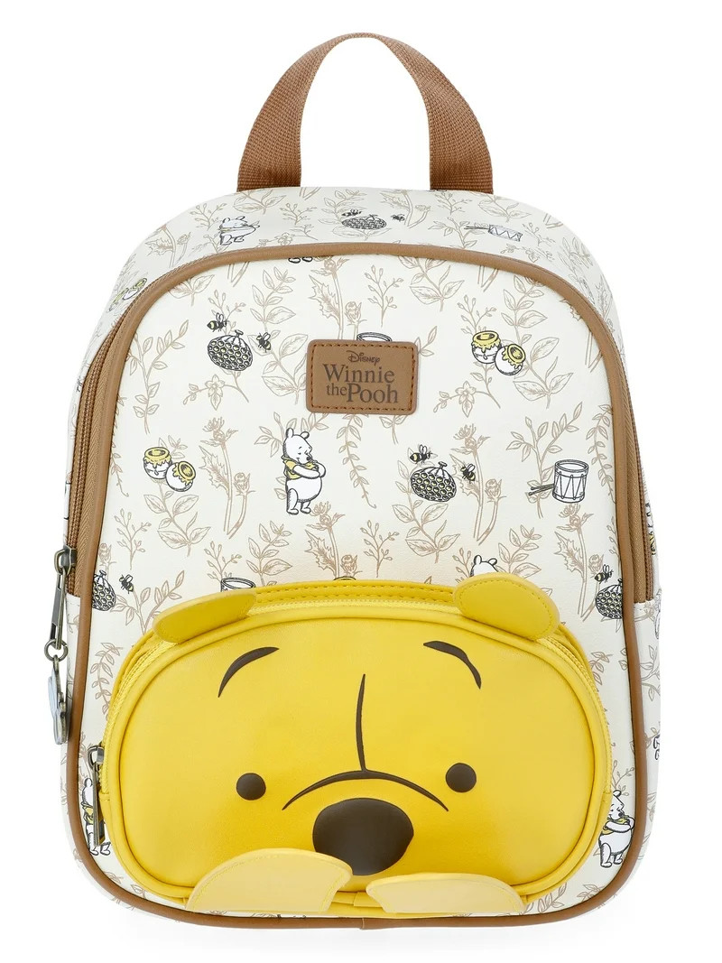 Disney Winnie the Pooh Women's 10.5" Mini Backpack, Tan | Walmart (US)