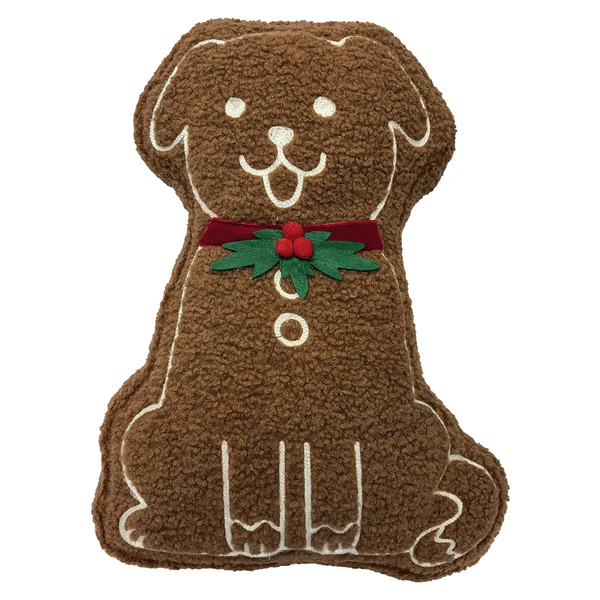 St. Nicholas Square® Gingerbread Dog Throw Pillow | Kohl's