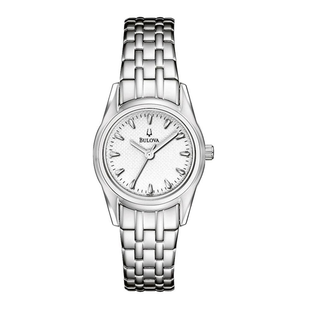 Bulova Women's bracelet silver white dial watch 96l127 | Walmart (US)