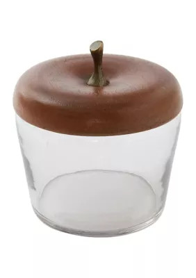 Crown & Ivy Acorn Covered Large Canister | Belk