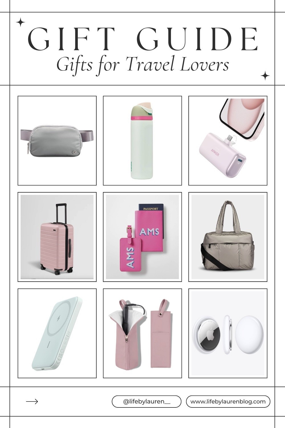 Looking for the perfect gifts for the travel lovers in your life!? This gift guide has everything they’ll want— from cute travel accessories to practical essentials they’ll love🩷✈️

#LTKHoliday #LTKGiftGuide #LTKTravel