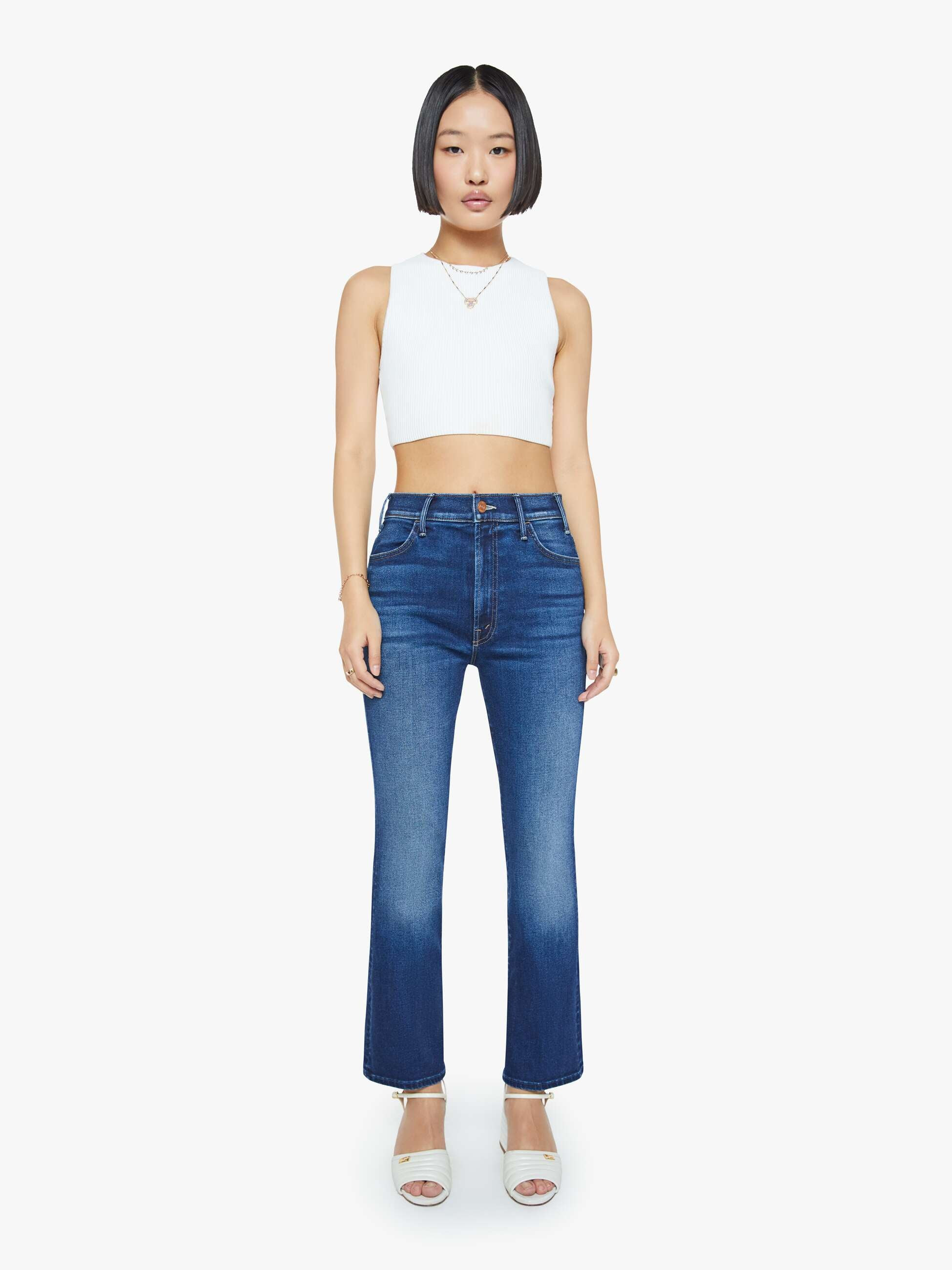 PETITES The Lil Hustler Ankle - Heirloom | Mother Denim