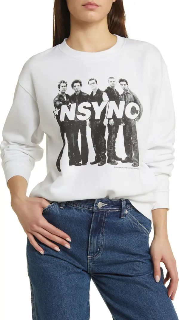 NSYNC Crewneck Fleece Sweatshirt | Nordstrom