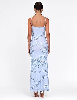 Tiger Mist Women's Julianna Triangle Cami Maxi Dress with Adjustable Straps | Amazon (US)
