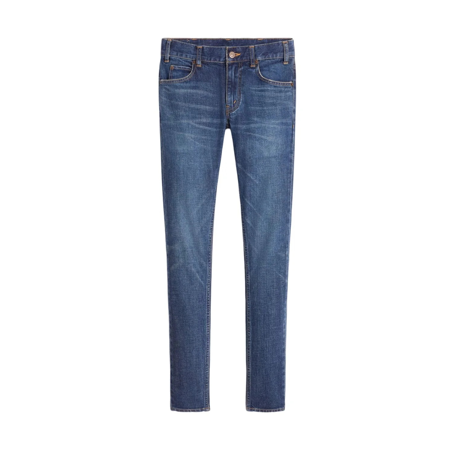 Celine Women's Dark Union Skinny Jeans in Blue | Size 27 | 2N962067S | LOZURI