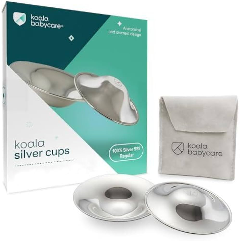 Koala Babycare The Original Nursing Cups 999 Silver – Nipple Shields for Nursing Newborn - Brea... | Amazon (US)