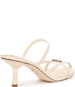 x M.G. Style Leo Leather Shell Ornamented Dress Sandals | Dillard's
