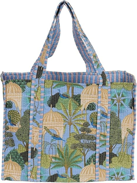 Marubhumi Women Lightweight Travel Bag Purse Cotton Shoulder Tote Bag For Shopping Grocery & Beac... | Amazon (US)