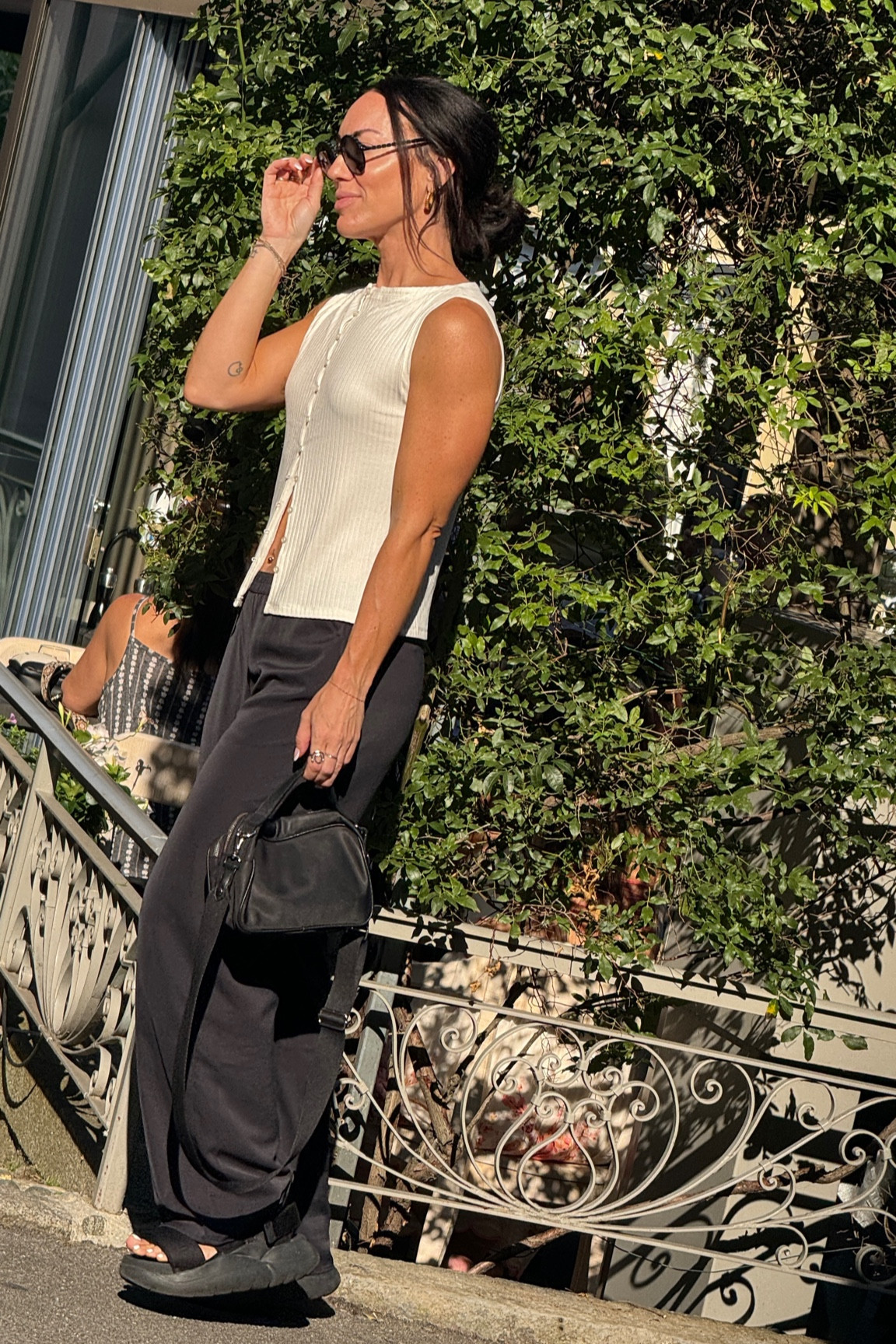 Italy fit check 🤍🇮🇹🍷

Head to toe Abercrombie 

#LTKtravel