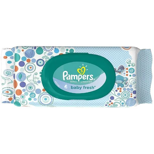 Pampers Baby Fresh Wipes Travel Pack 64 ea (Pack of 2) - Walmart.com | Walmart (US)