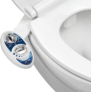 LUXE Bidet NEO 185 - Self-Cleaning, Dual Nozzle, Non-Electric Bidet Attachment for Toilet Seat, A... | Amazon (US)