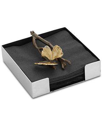 Michael Aram Butterfly Ginkgo Cocktail Napkin Holder - Macy's | Macy's