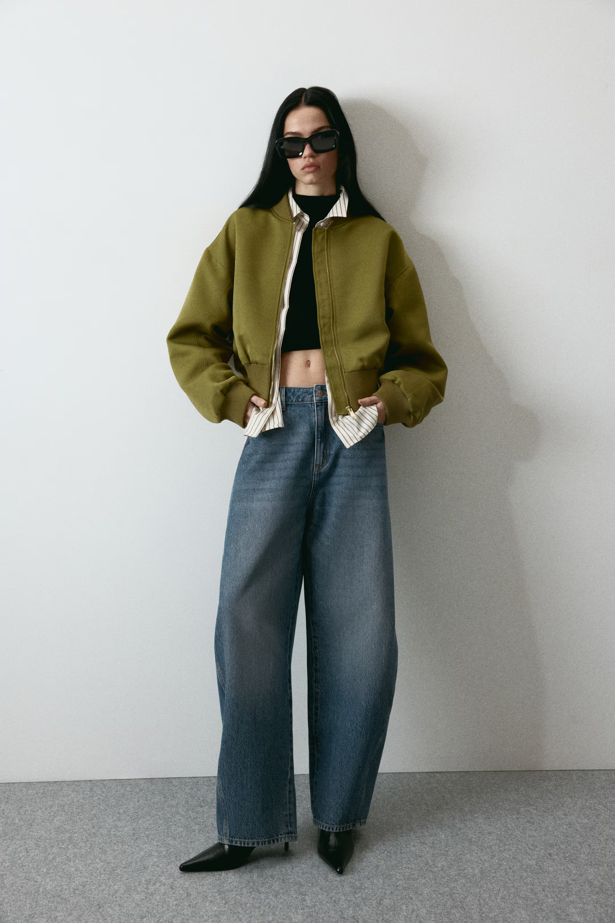 Barrel Leg High Waist Jeans | H&M (US + CA)