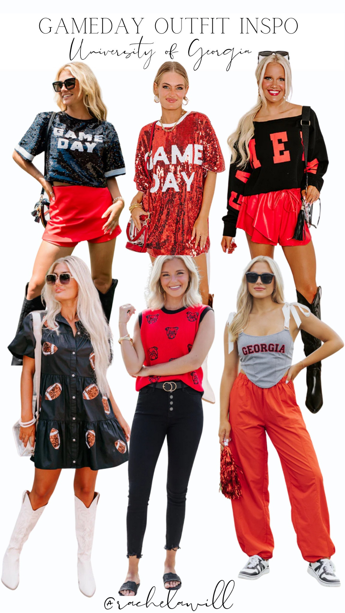 GAMDEDAY Outfits are arriving now! 🏈🖤❤️

These are perfect for in the stands or a tailgate at home 👏🏻

#gameday #gamedayoutfits #uga #ugatailgate #gamedaystyle #georgia #georgiaoutfits  #georgiagameday #football #footballoutfits #collegefootball #tailgate #tailgateoutfits  #ltkbacktoschool #ltkparties #ltkseasonal #ltkseasonal #ltkbacktoschool #ltkparties

#LTKBacktoSchool #LTKSeasonal #LTKParties