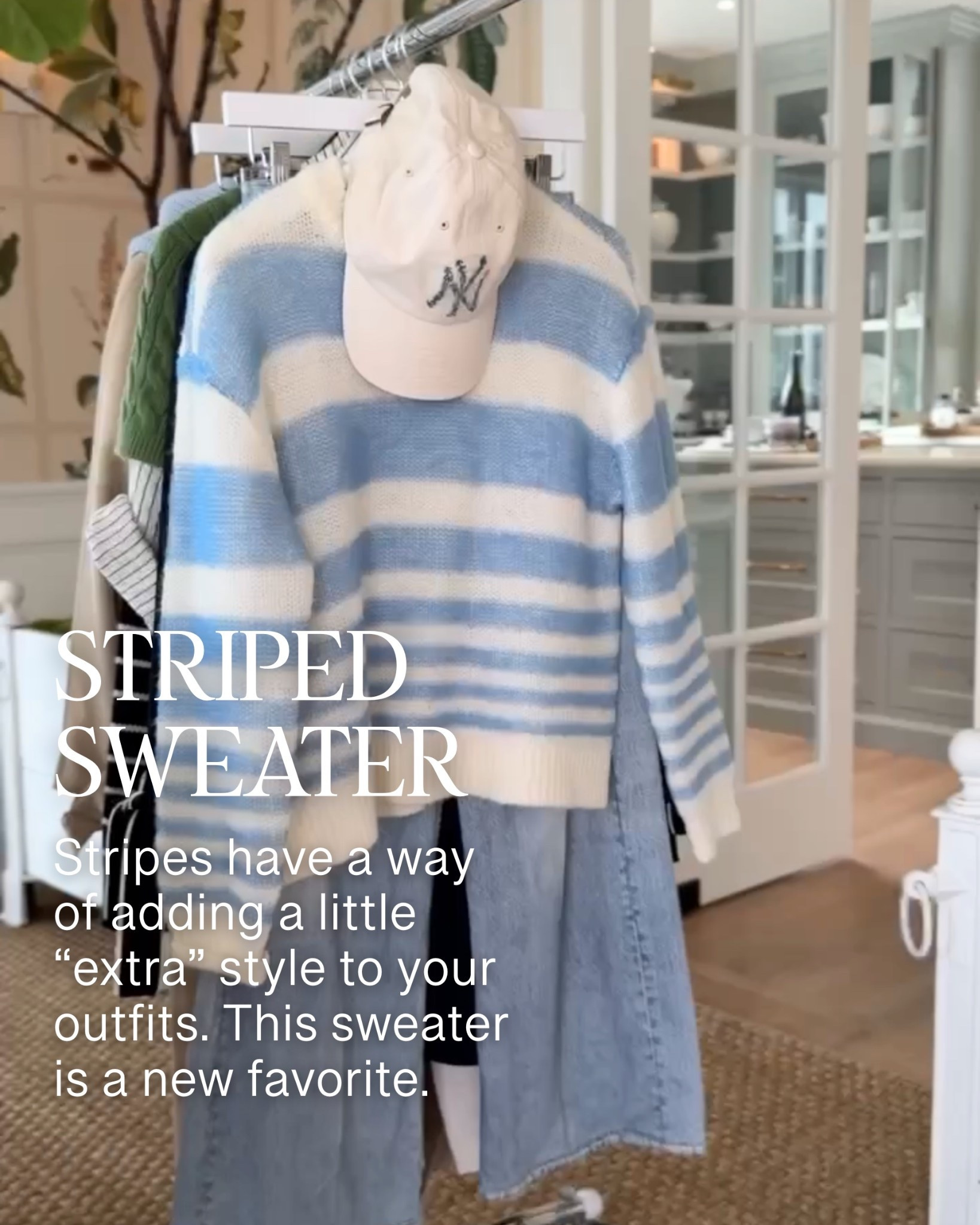 I bought this striped sweater a few weeks ago and I’m obsessed!

#LTKOver40 #LTKSeasonal #LTKootd