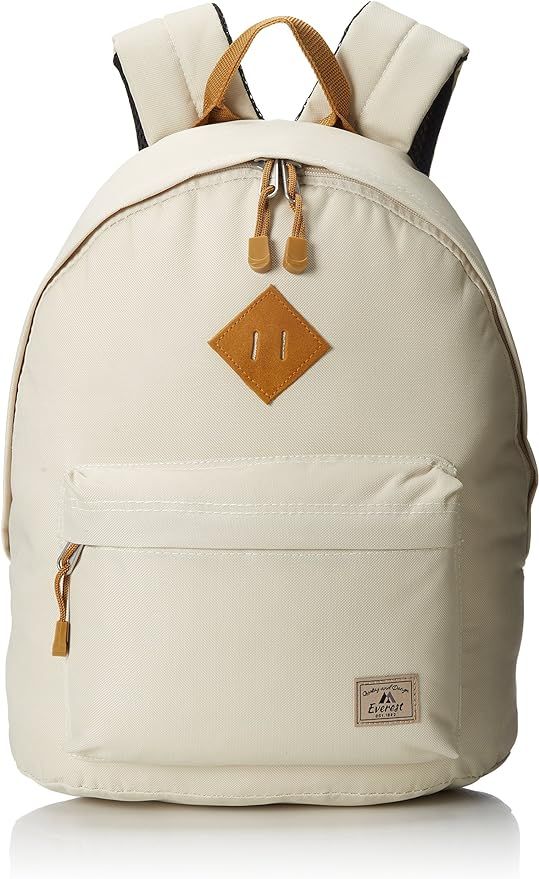 Everest Vintage Backpack, Beige, One Size | Amazon (US)
