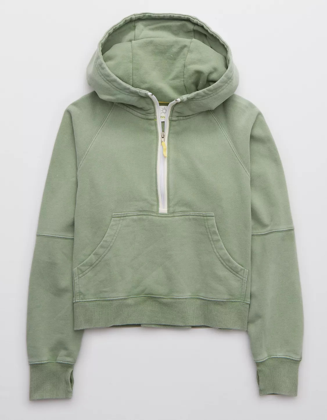 OFFLINE By Aerie Throwback Quarter Zip Sweatshirt | American Eagle Outfitters (US & CA)